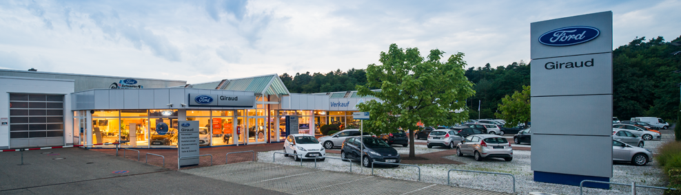 Das aktuelle Autocenter Giraud Gebäude